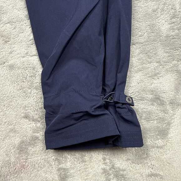 FIGS Womens XS Petite Navy Blue Scrub Pants High Rise Cinch Cuff W22SW2003P NWOT - Picture 3 of 8